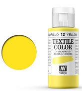 VALLEJO TEXTILE COLOR 12: 60 ML. YELLOW - Al Masam Stationery LLC
